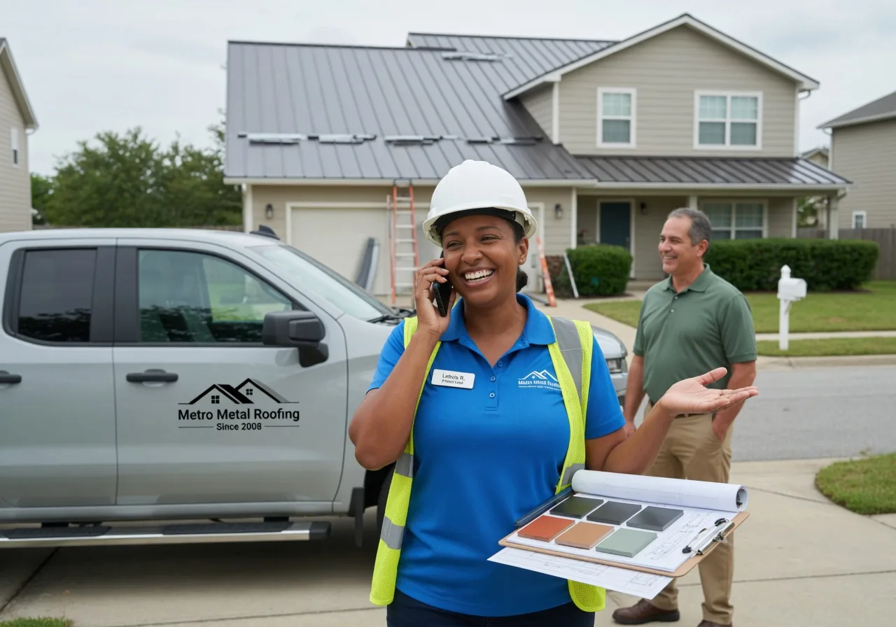 Storm Damage Metal Roof Repair in Bay City, WI